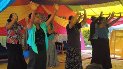 Church dance at juvenile center open day