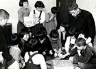 Columban Fr. Michale Caulfield with children in Japan