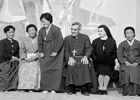 Bishop Steward with a Korean Catechetical group